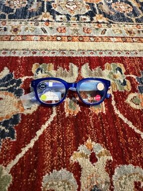 Peepers Reading Glasses 2.50 Blue Unisex NEW